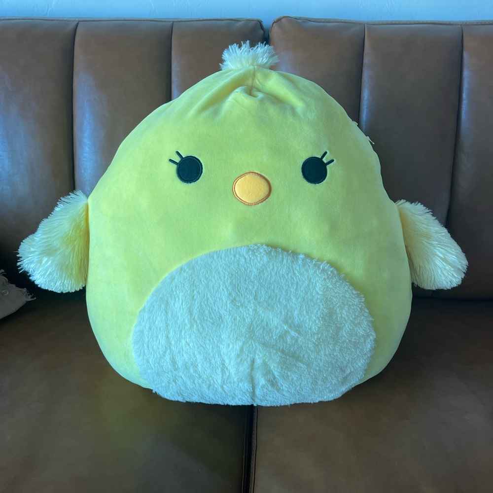 16 inch Yellow Chick Squishmallow Plush Aimee